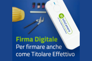FIRMA DIGITALE INDISPENSABILE PER IL TITOLARE EFFETTIVO